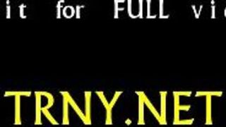 Busty transsexual fisted and drilled porn video